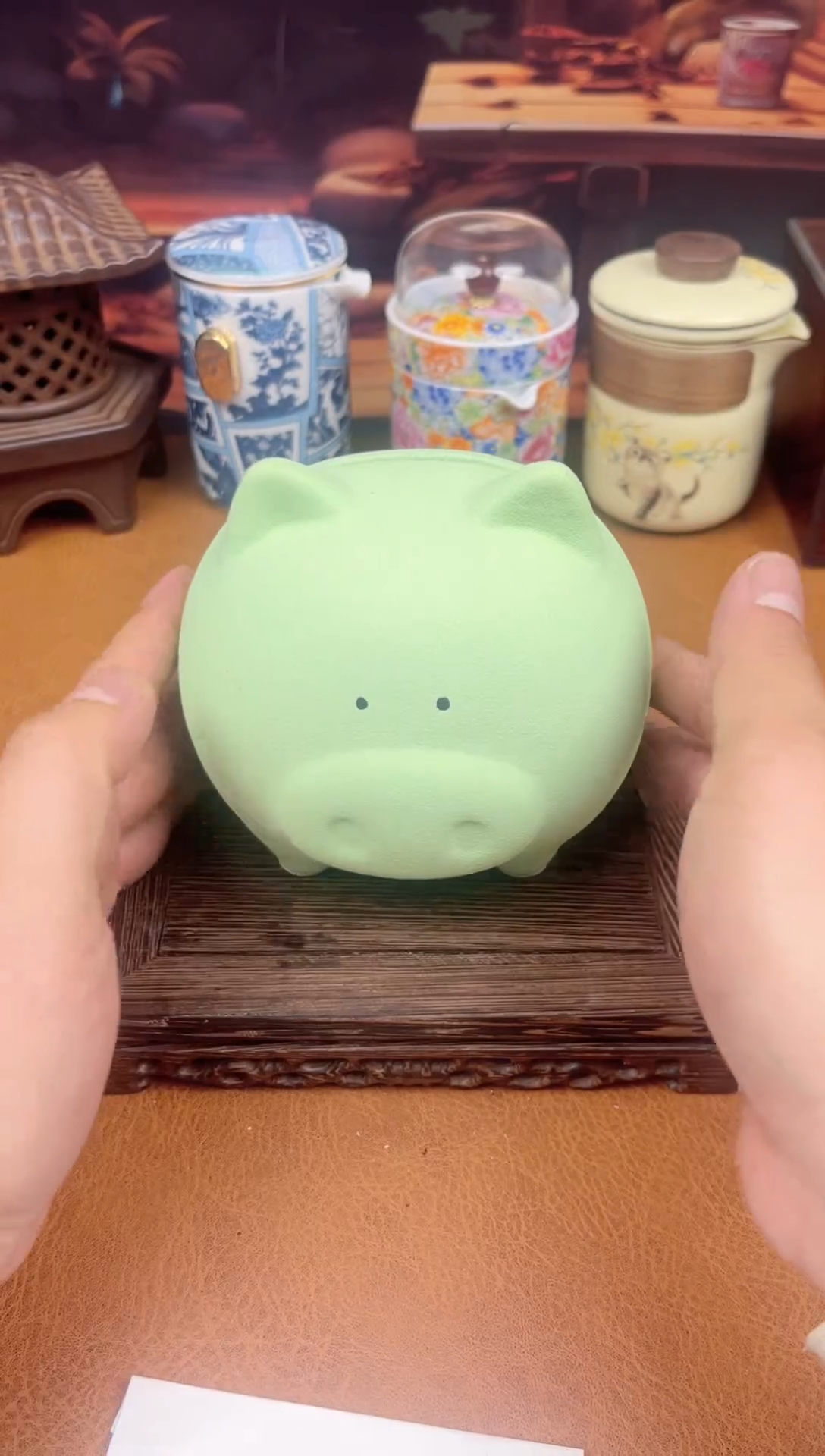 【闪购商品】陶瓷茶具摆件茶叶罐