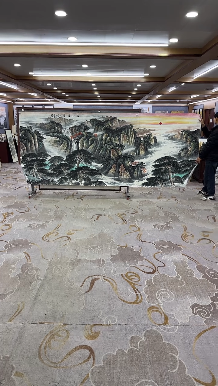 【闪购商品】绘画绘画Y-邵明义-大丈二-山水画