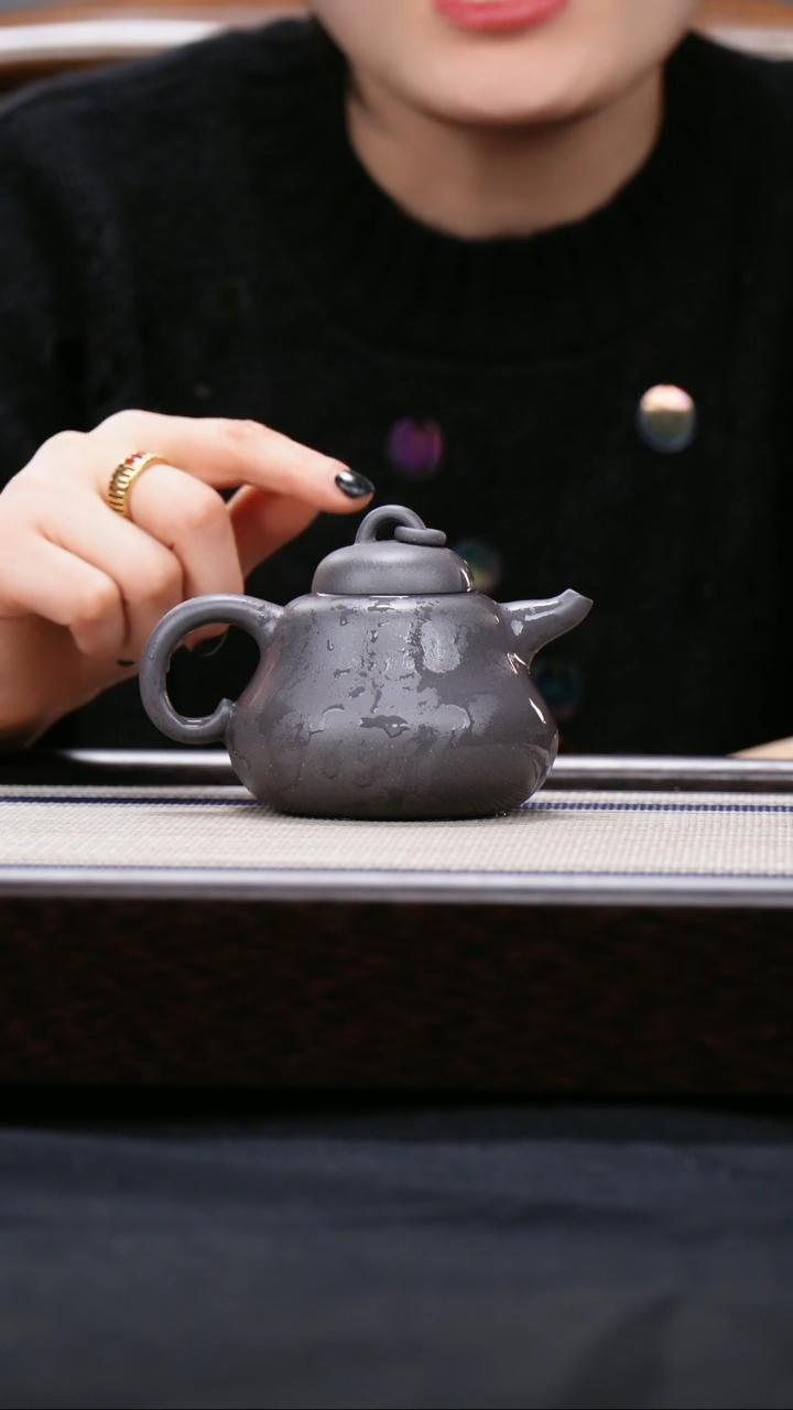 【闪购商品】紫砂茶壶天青泥 葫芦壶 