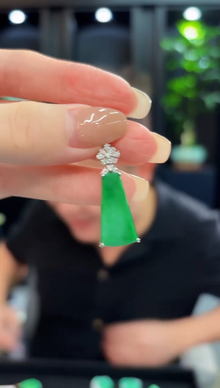 颈饰未镶嵌翡翠 缅料A货/支持复检/一件