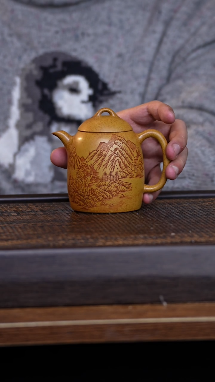 茶壶紫砂宜兴手工原矿紫砂壶001