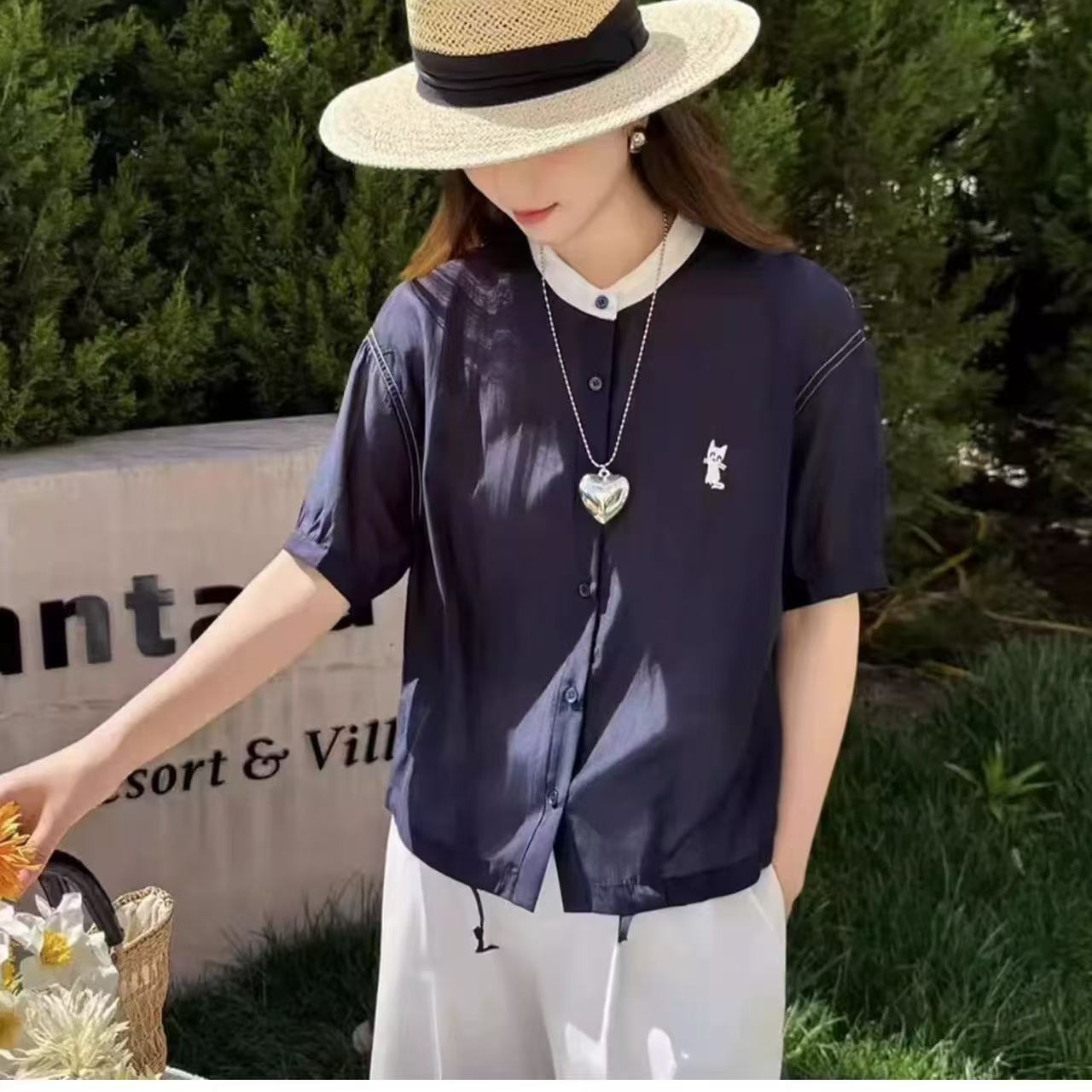 TY/-新款时尚百搭上衣*Sh 8096