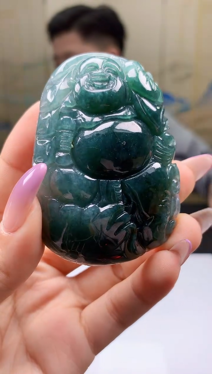 【闪购商品】定制翡翠未镶嵌4917ty-毛货挂件60