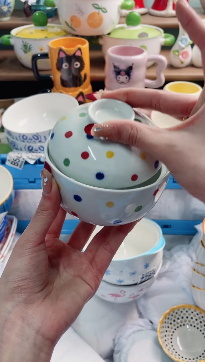 陶瓷浅*X盖碗*******