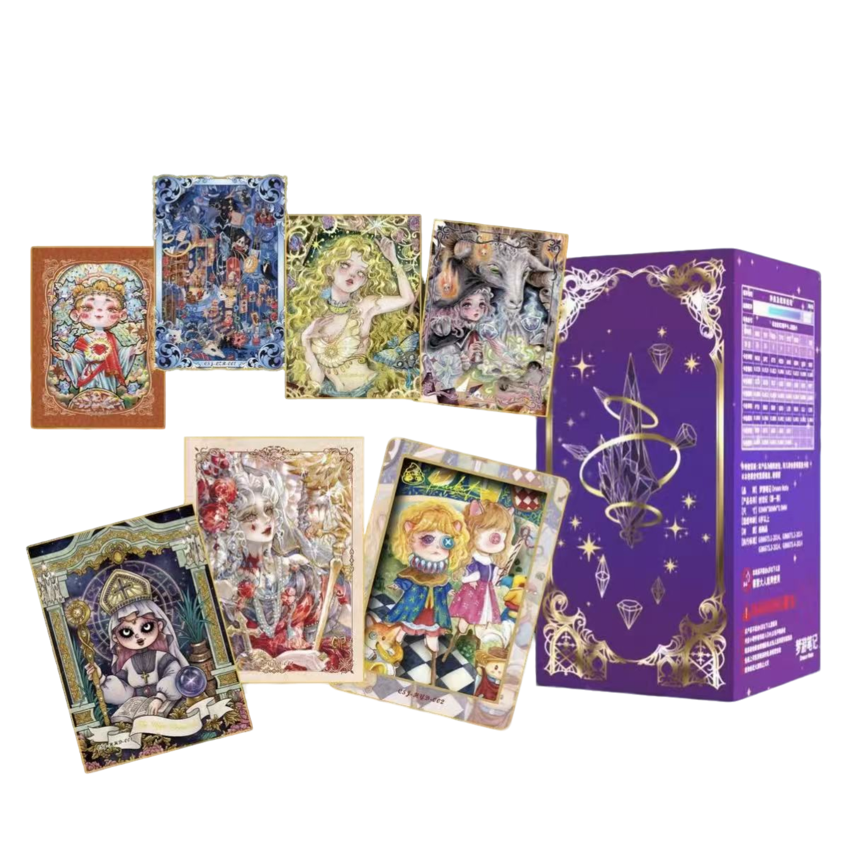 梦游笔记《创世纪》典藏艺术潮流纸雕插画奇幻复古卡牌/默认代拆EM