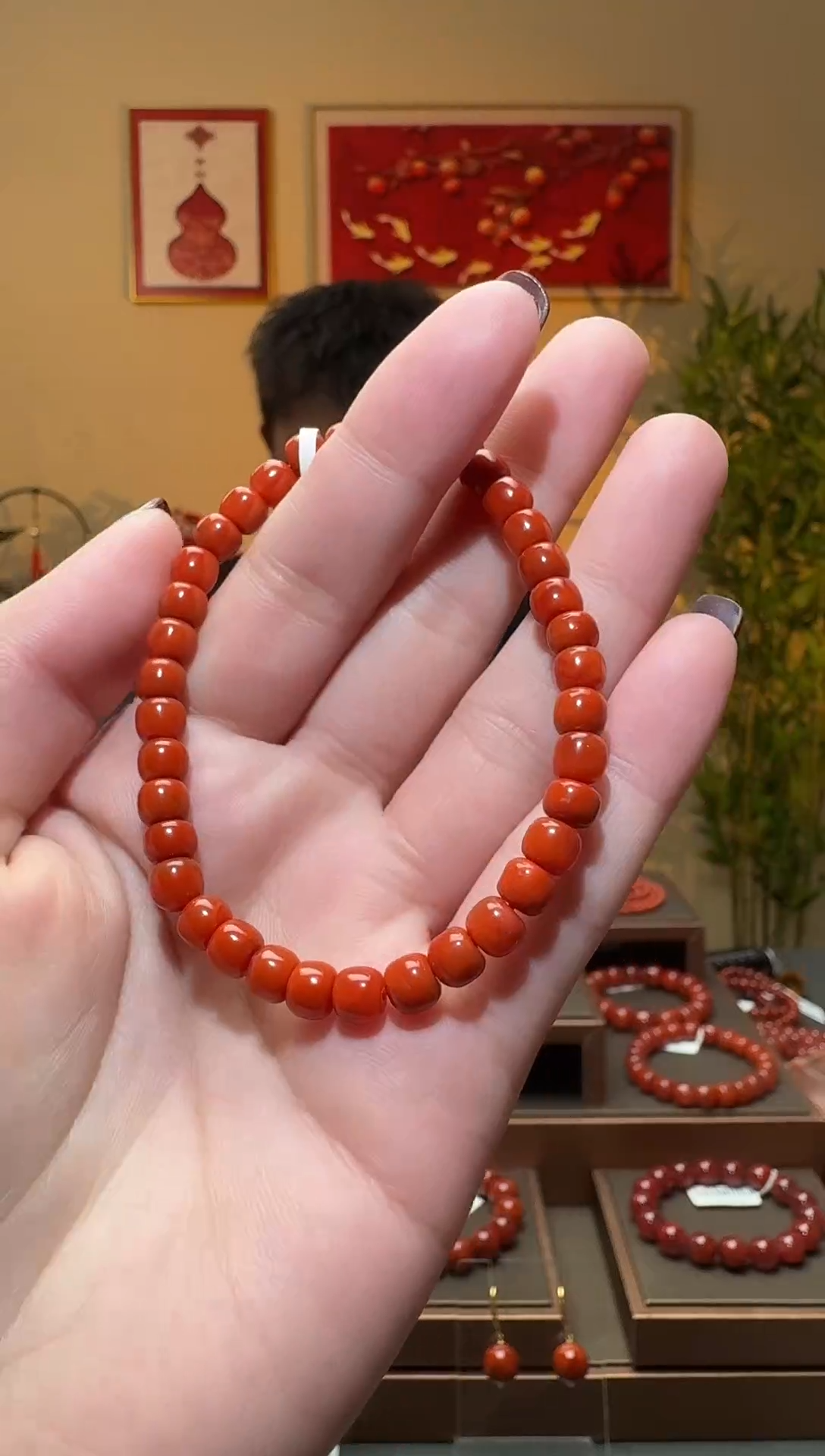 【闪购商品】南红玛瑙手串未镶嵌一条5mm+ 多样性发货   