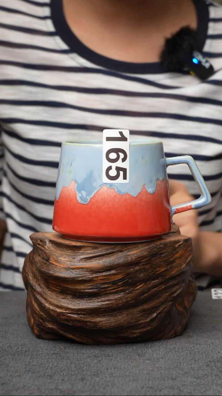 杯子茉****室165景德镇手创颜色釉杯（食品级）