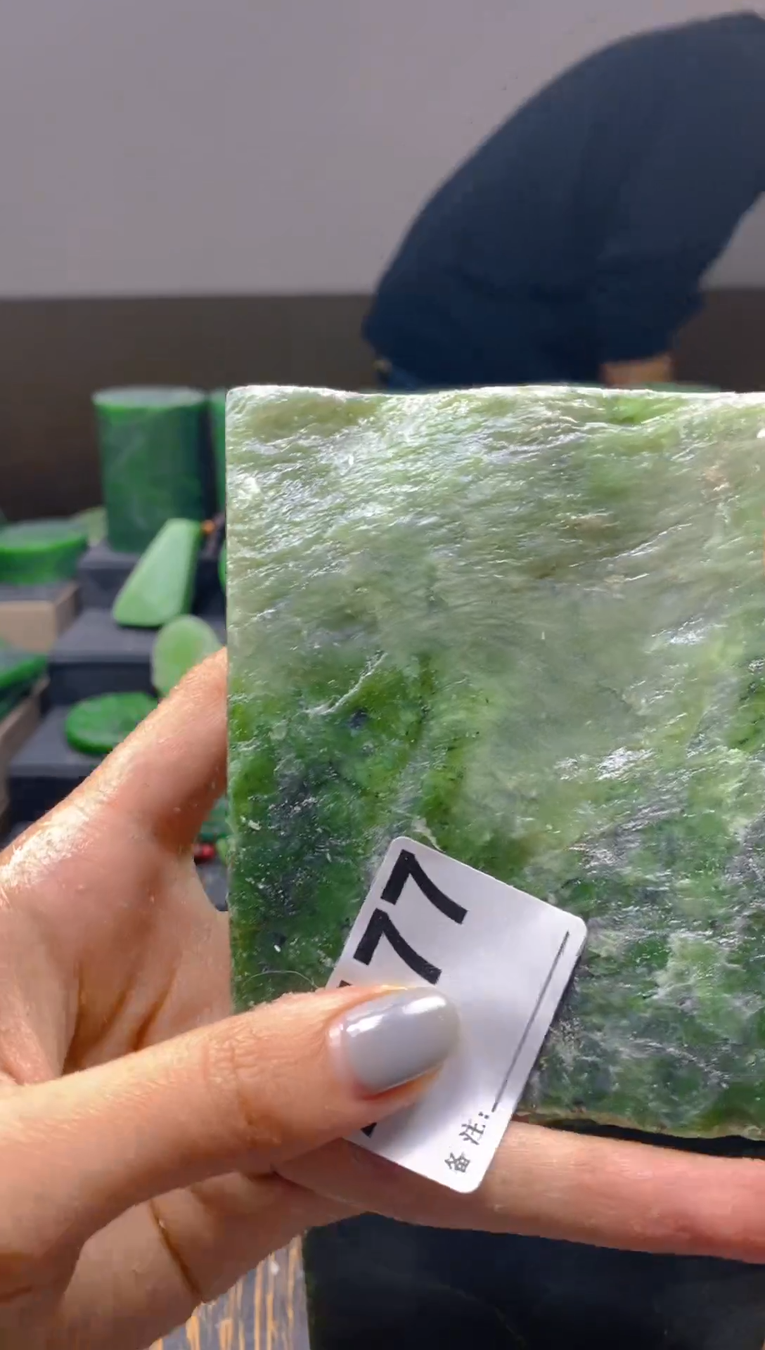未镶嵌和田玉珠宝半成品1