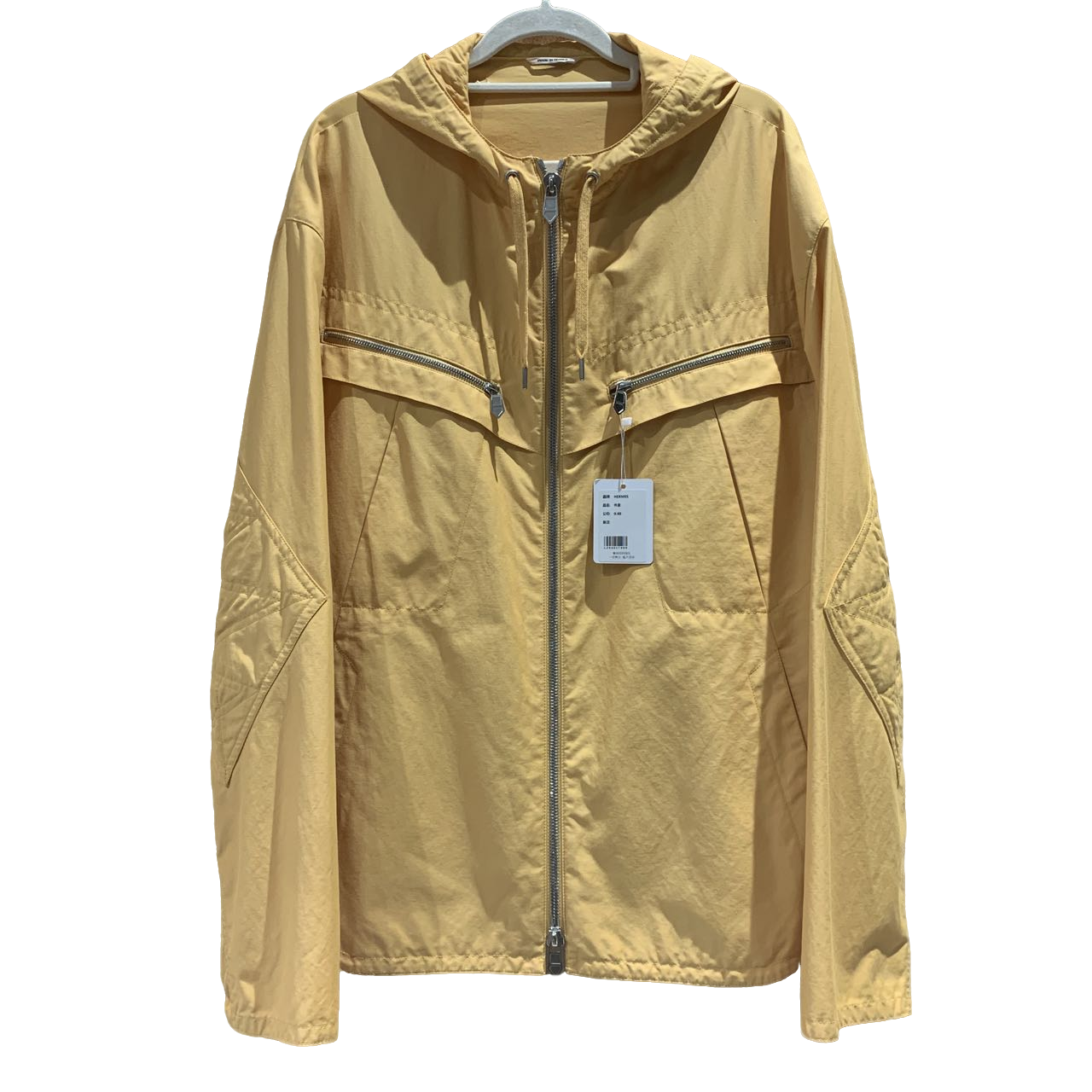 99新 Hermes/爱马仕 蔚蓝/冲锋衣外套/48码/LZ0401T9998