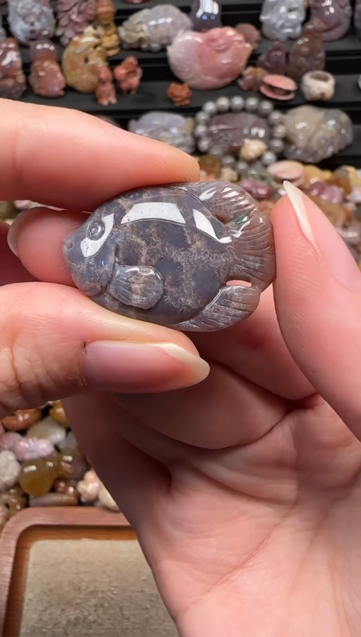 颈饰未镶嵌硅化珊瑚（珊瑚玉）916