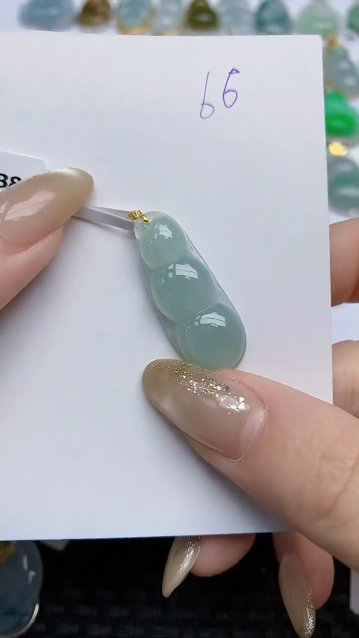 【闪购商品】翡翠颈饰18K金镶嵌 天然翡翠A货