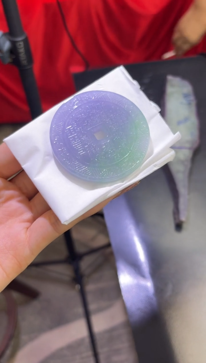 【闪购商品】翡翠颈饰未镶嵌山鬼22（发货一个）