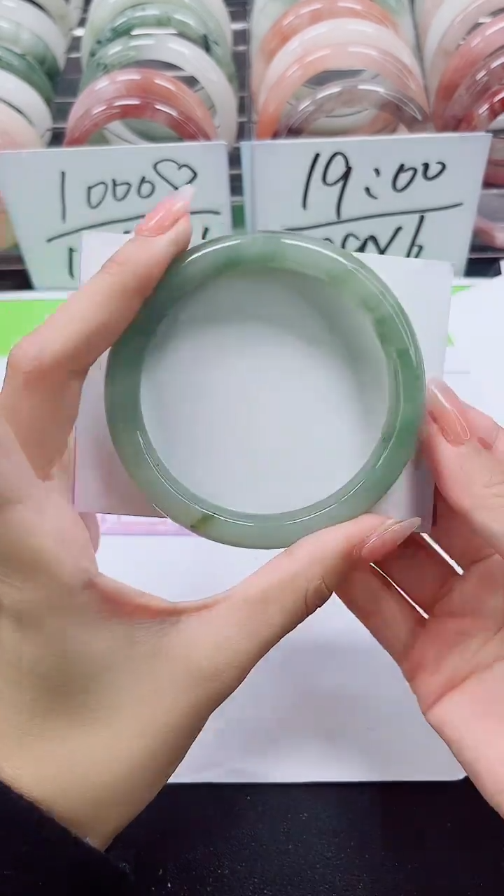 【闪购商品】石英质玉手镯合金A23-59/61