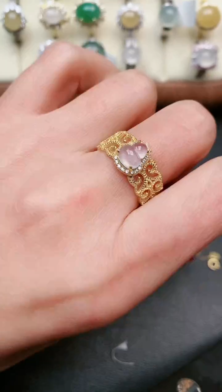 【闪购商品】翡翠戒指银S925镶嵌.....