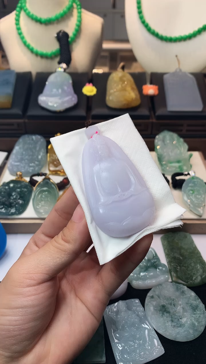 未镶嵌定制翡翠人**客毛货不退不换