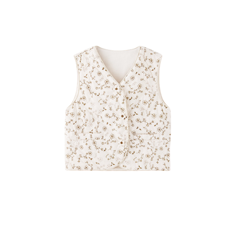 3折英氏婴儿衣服秋冬夹棉保暖儿童马甲休闲百搭新款YRWHJ3Q569A