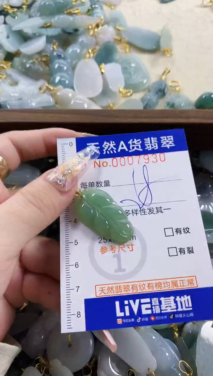 颈饰未镶嵌翡翠天然A货翡翠