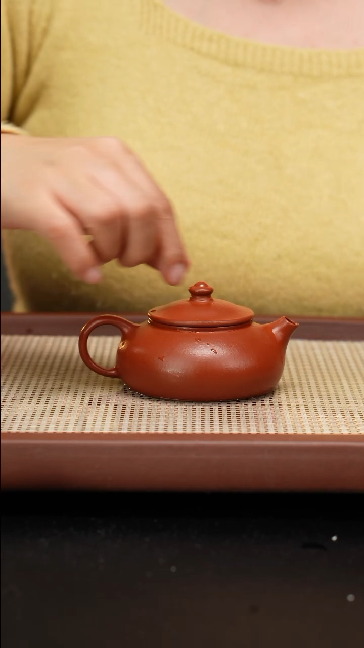 【闪购商品】紫砂茶壶小煤窑朱泥寒江