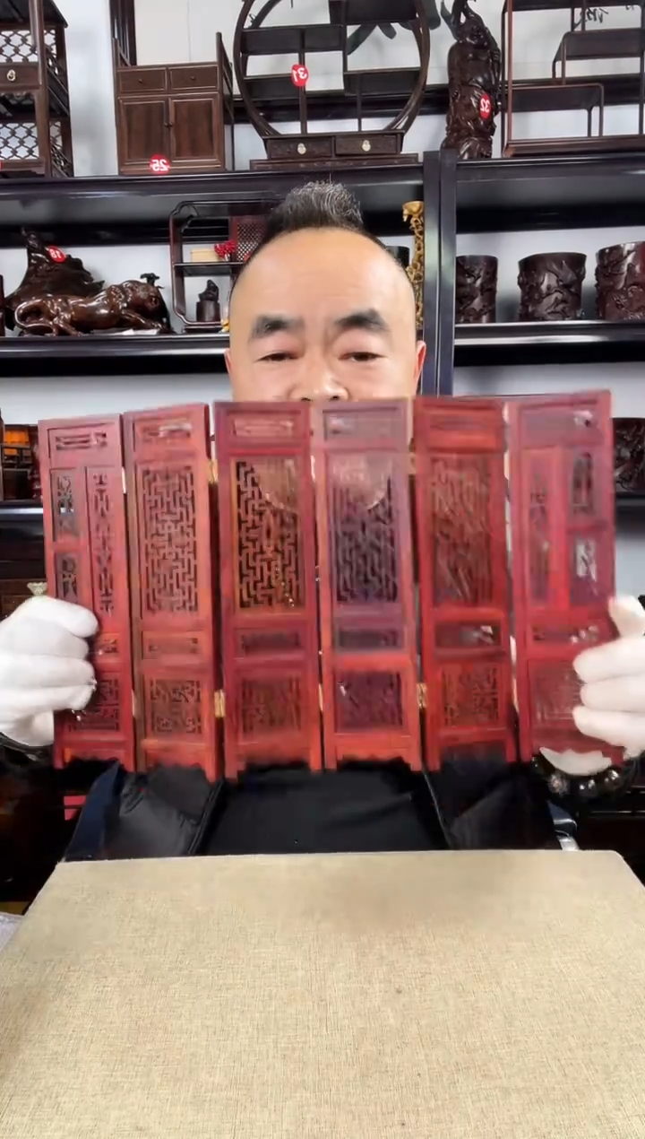 木老李红木工艺品732瑕疵