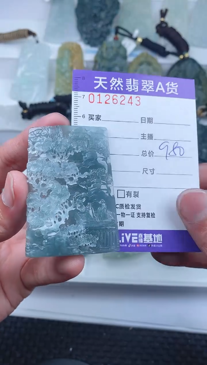 【闪购商品】翡翠颈饰未镶嵌        243