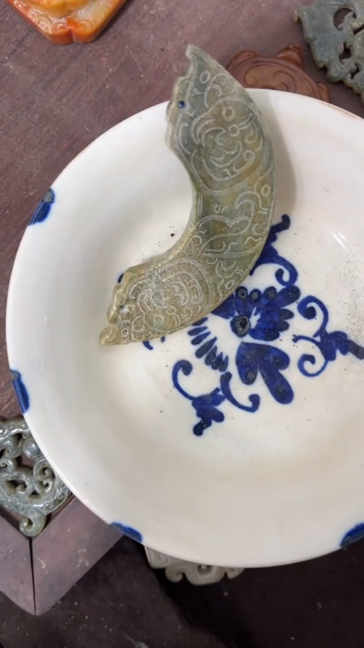 瓷片手工，手绘，陶瓷1