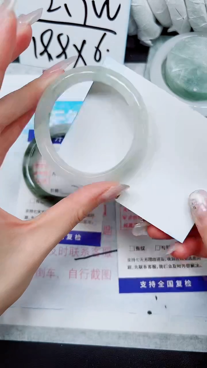 【闪购商品】石英质玉手镯未镶嵌A357-51`52`