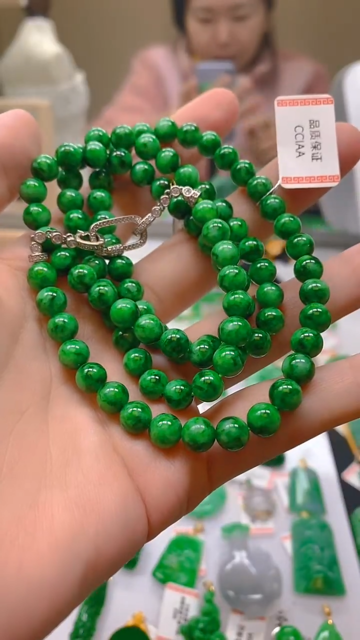 【闪购商品】翡翠颈饰18K金镶嵌新号开播，全场乱卖