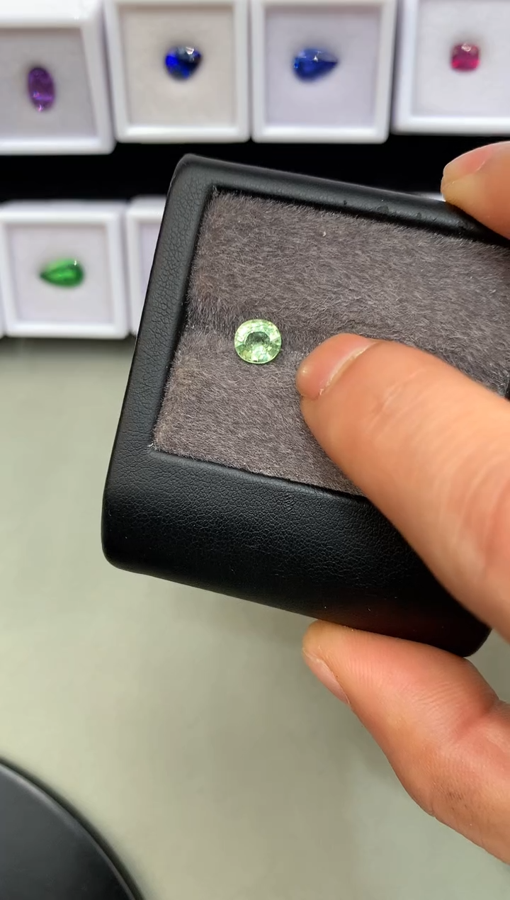 【闪购商品】定制碧玺裸石未镶嵌椭圆 碧玺石 0.96ct
