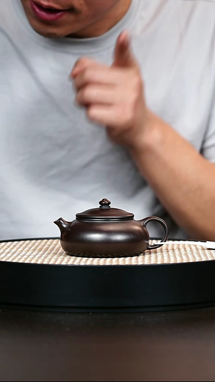 茶壶紫砂铁血红砂寒江