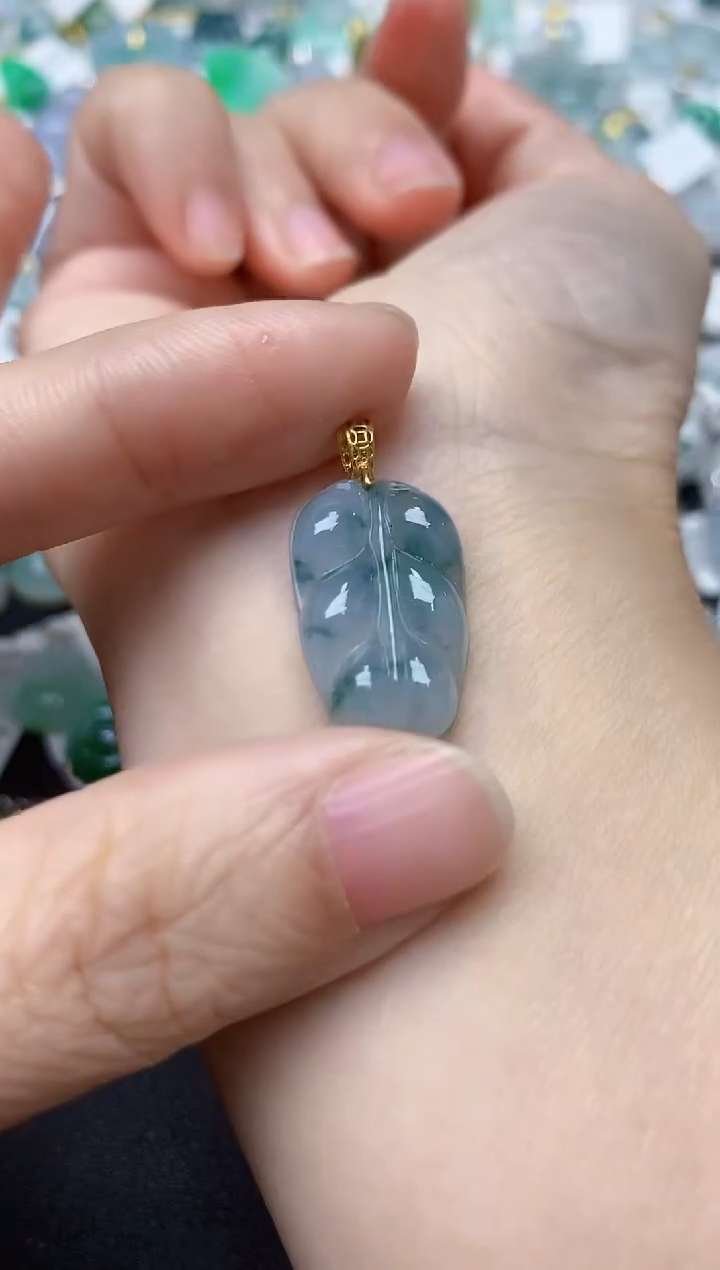 颈饰未镶嵌翡翠天然缅甸A货翡翠