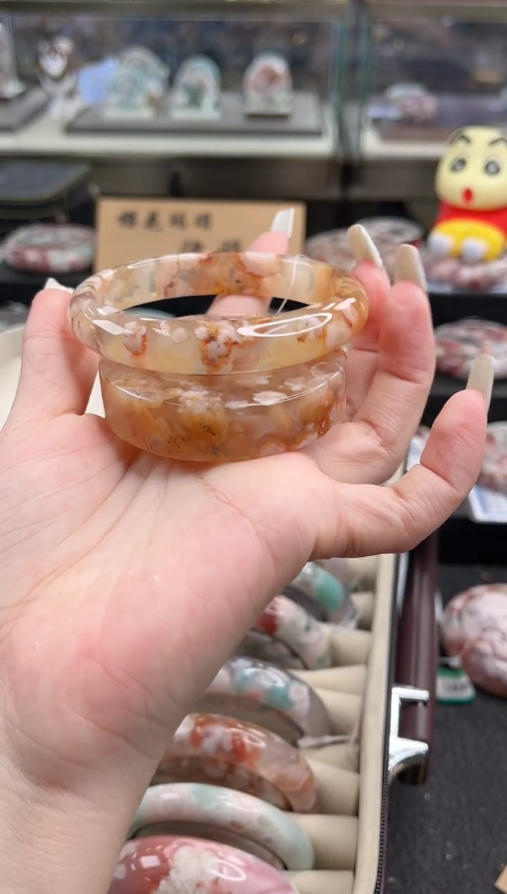未镶嵌手镯石英质玉59圈口（赠品镯心）S93540