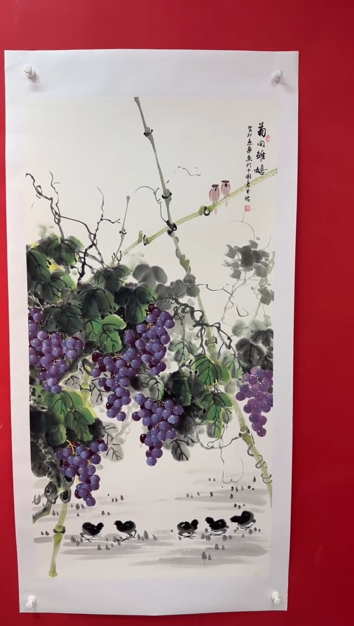 国画画家陆远华纯手绘原作