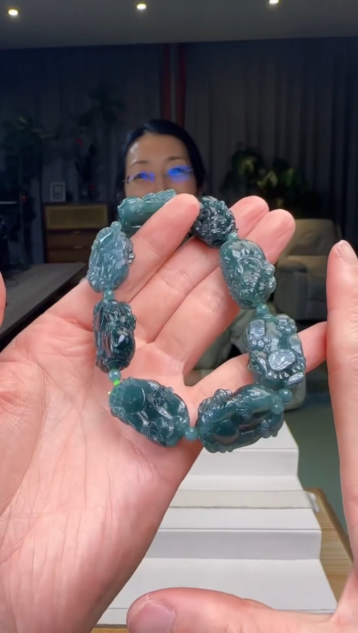 【闪购商品】翡翠手串未镶嵌多样性发其一DY@@WS1WX30665