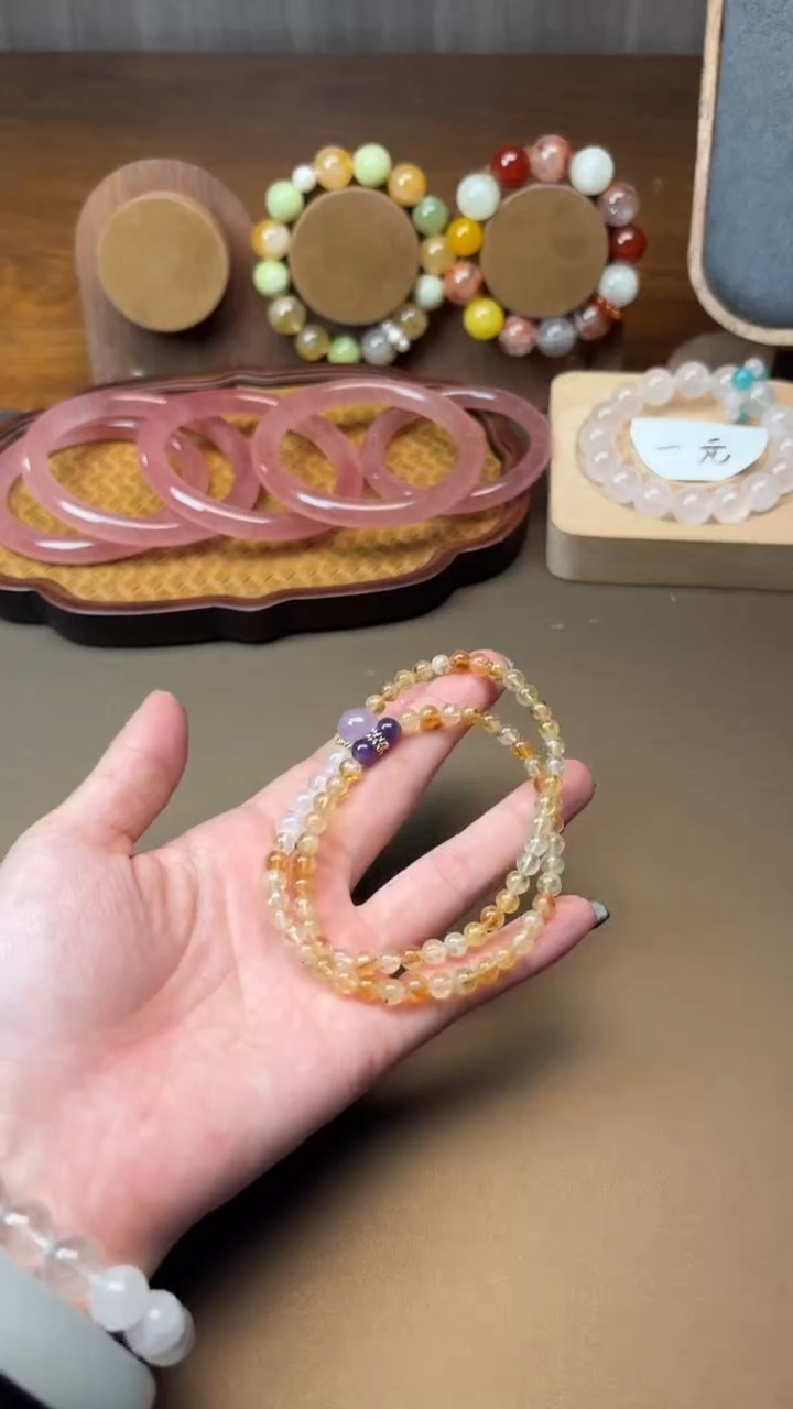 未镶嵌手串水晶1