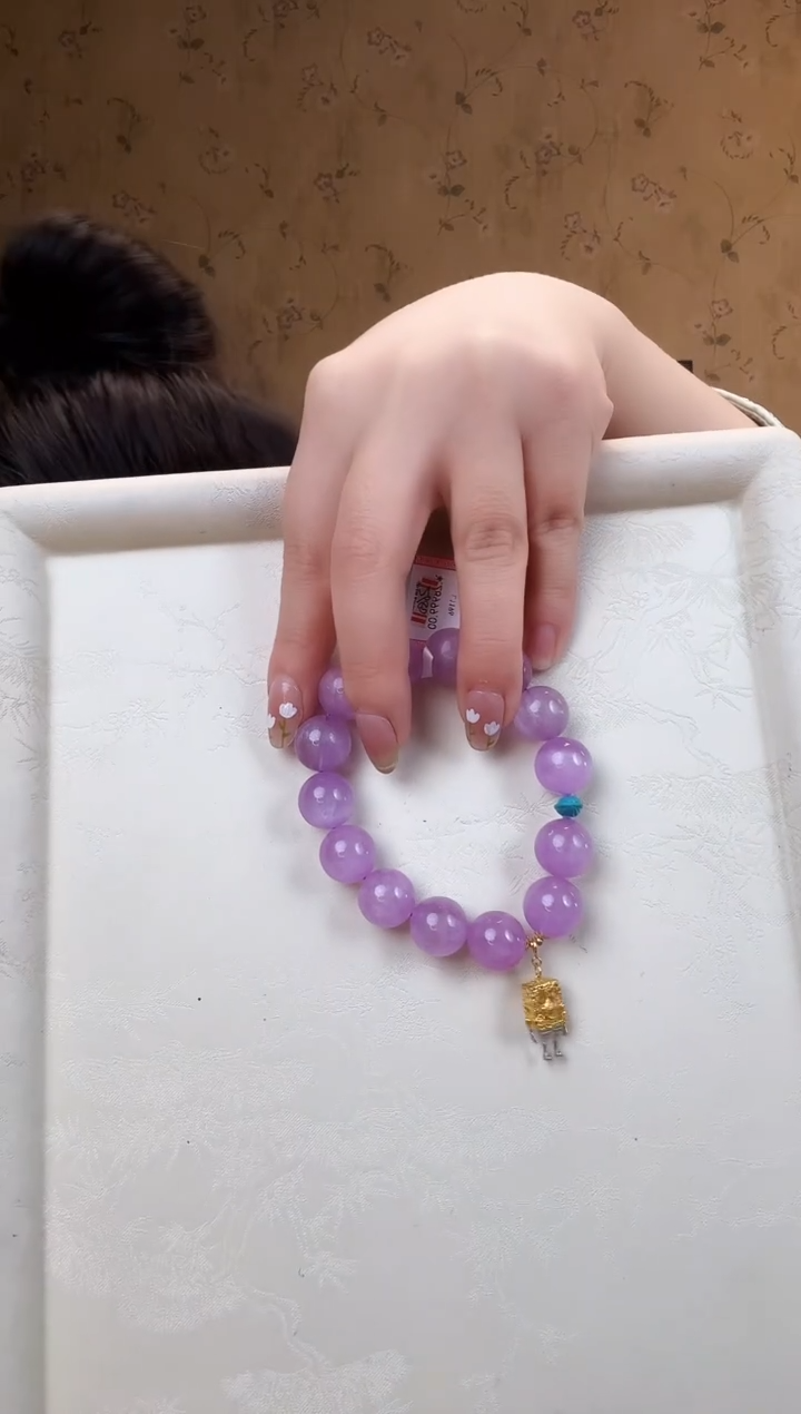 【闪购商品】锂辉石手串未镶嵌1196手串约13.5mm