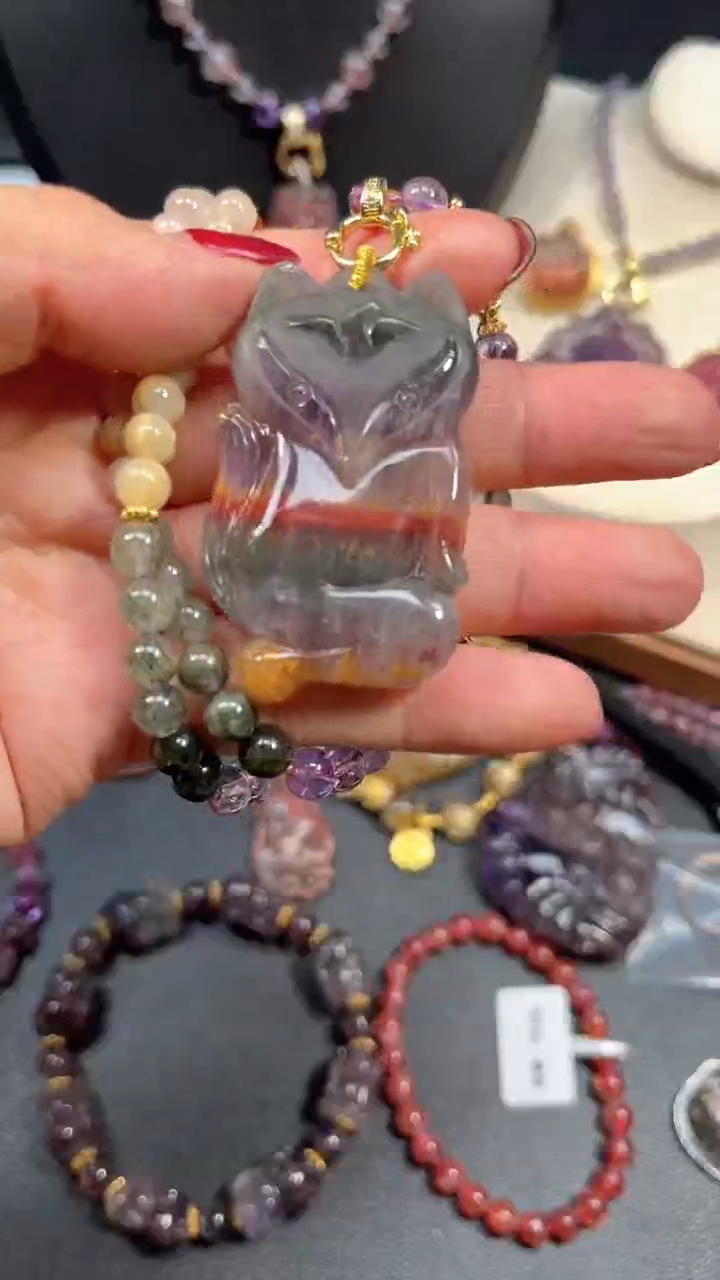 【闪购商品】水晶颈饰未镶嵌【百晶灵儿】天然定制款