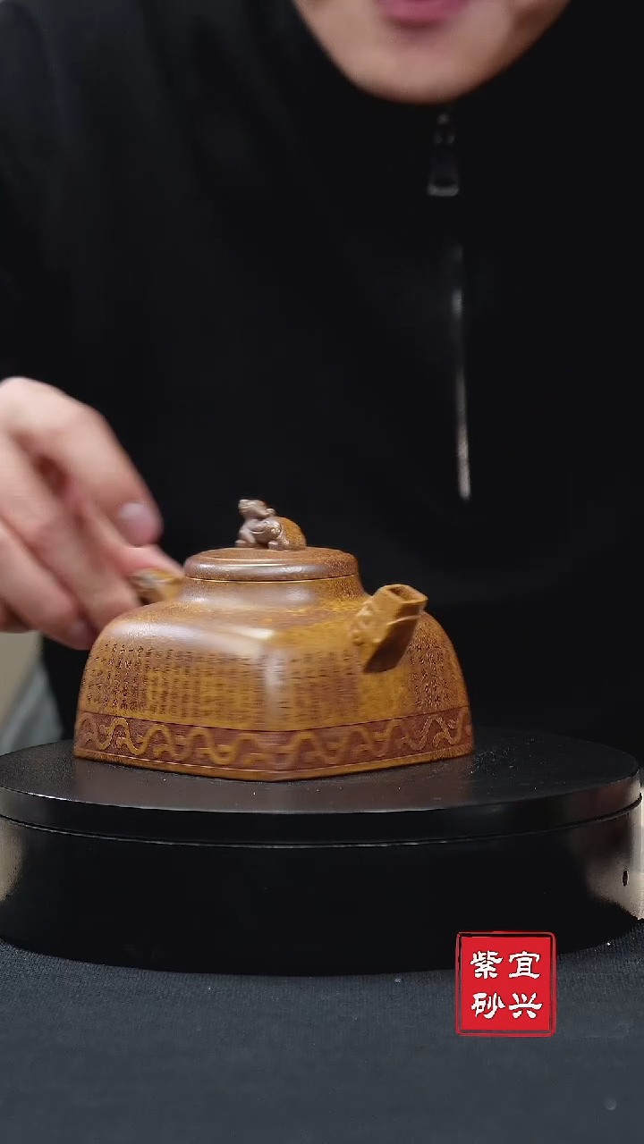 【闪购商品】紫砂茶壶054龙骨金砂手工紫砂壶