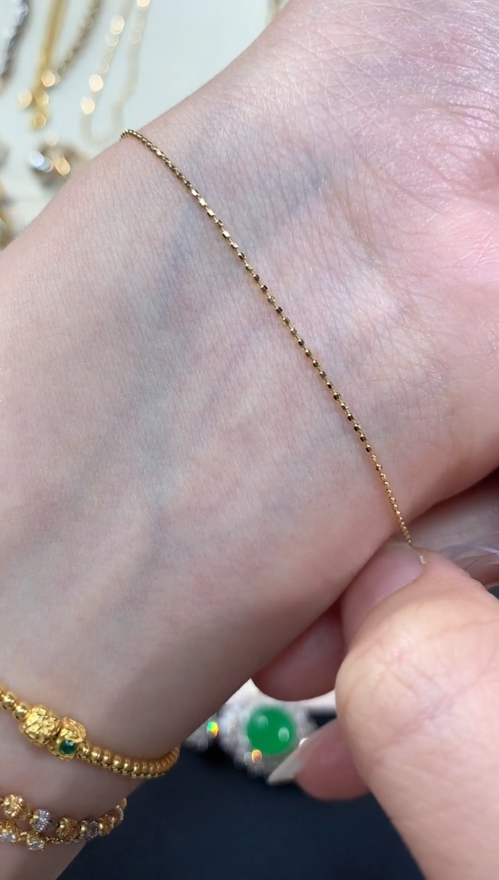 18K金手链Q70多样性发一件|520