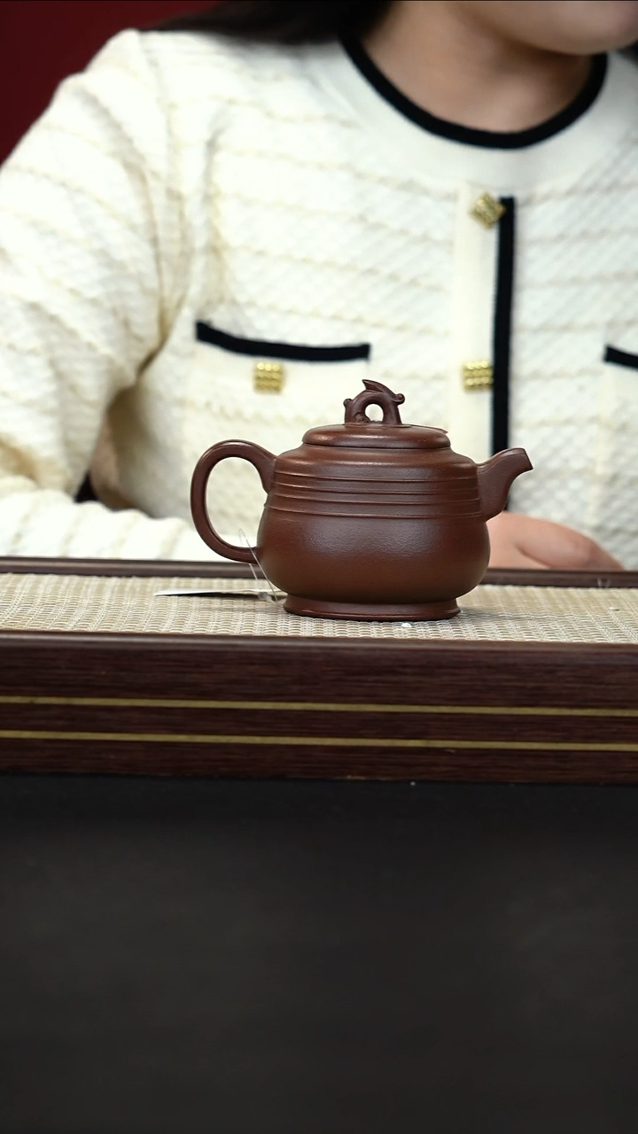 茶壶紫砂86 吴暗华 底槽青 玉玲珑