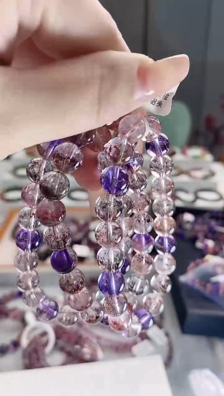 【闪购商品】水晶超七单圈9*未镶嵌多人多样性发其一