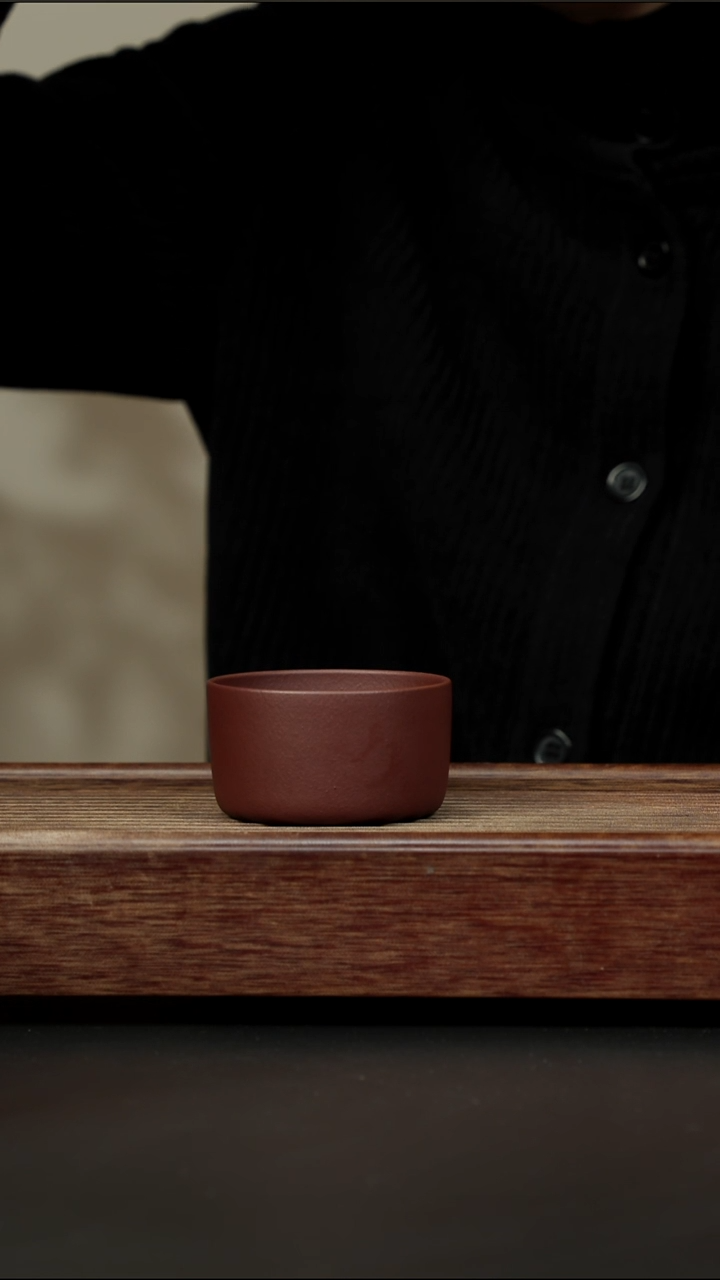 茶壶紫砂中槽清 宽口杯