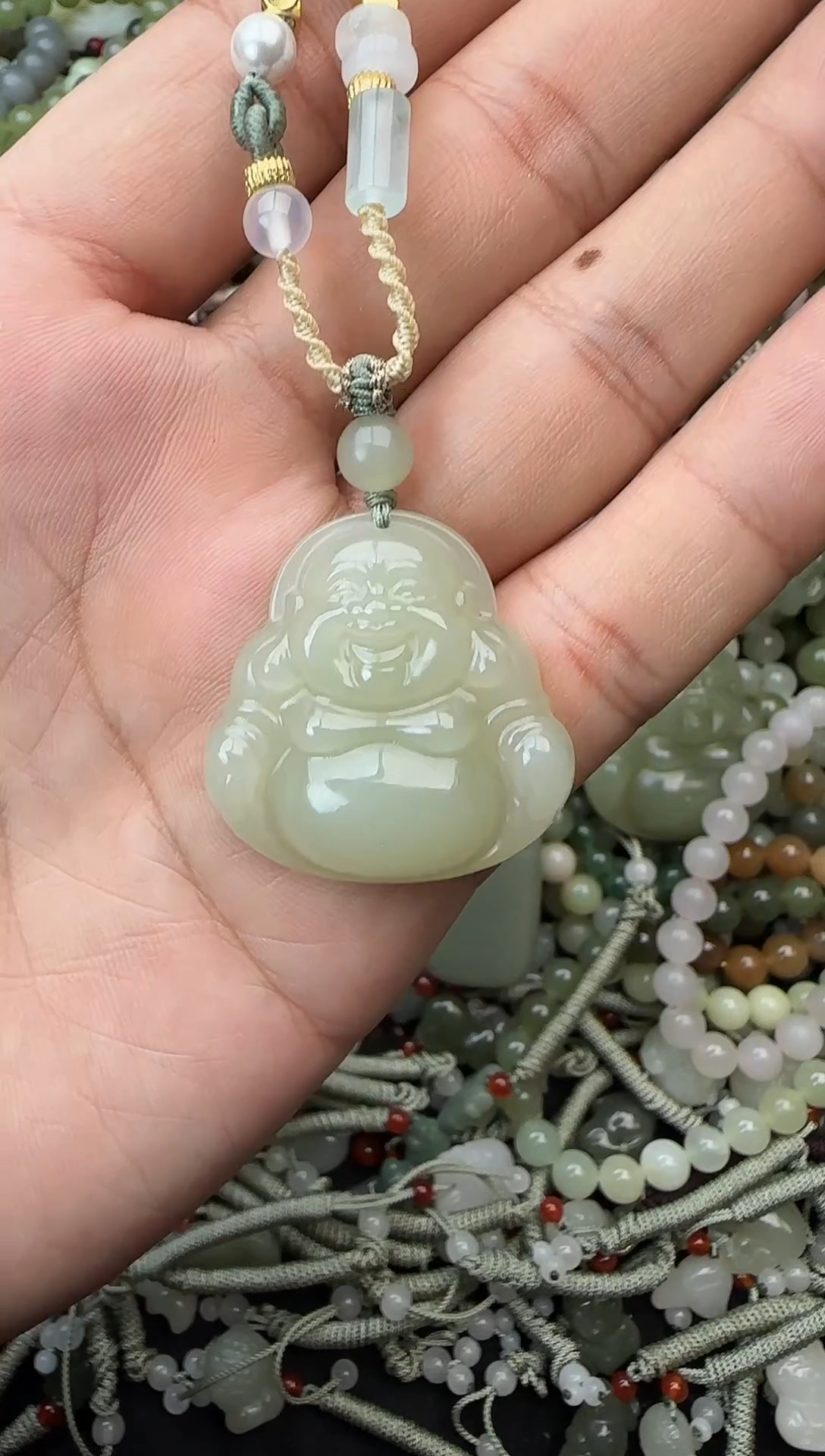 颈饰未镶嵌和田玉拍一发一