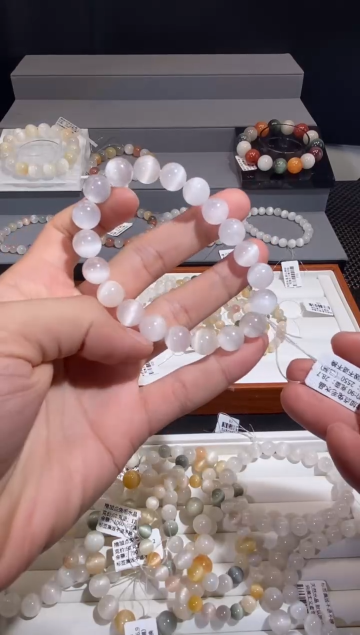 未镶嵌手串水晶7号链接 卡10咪+