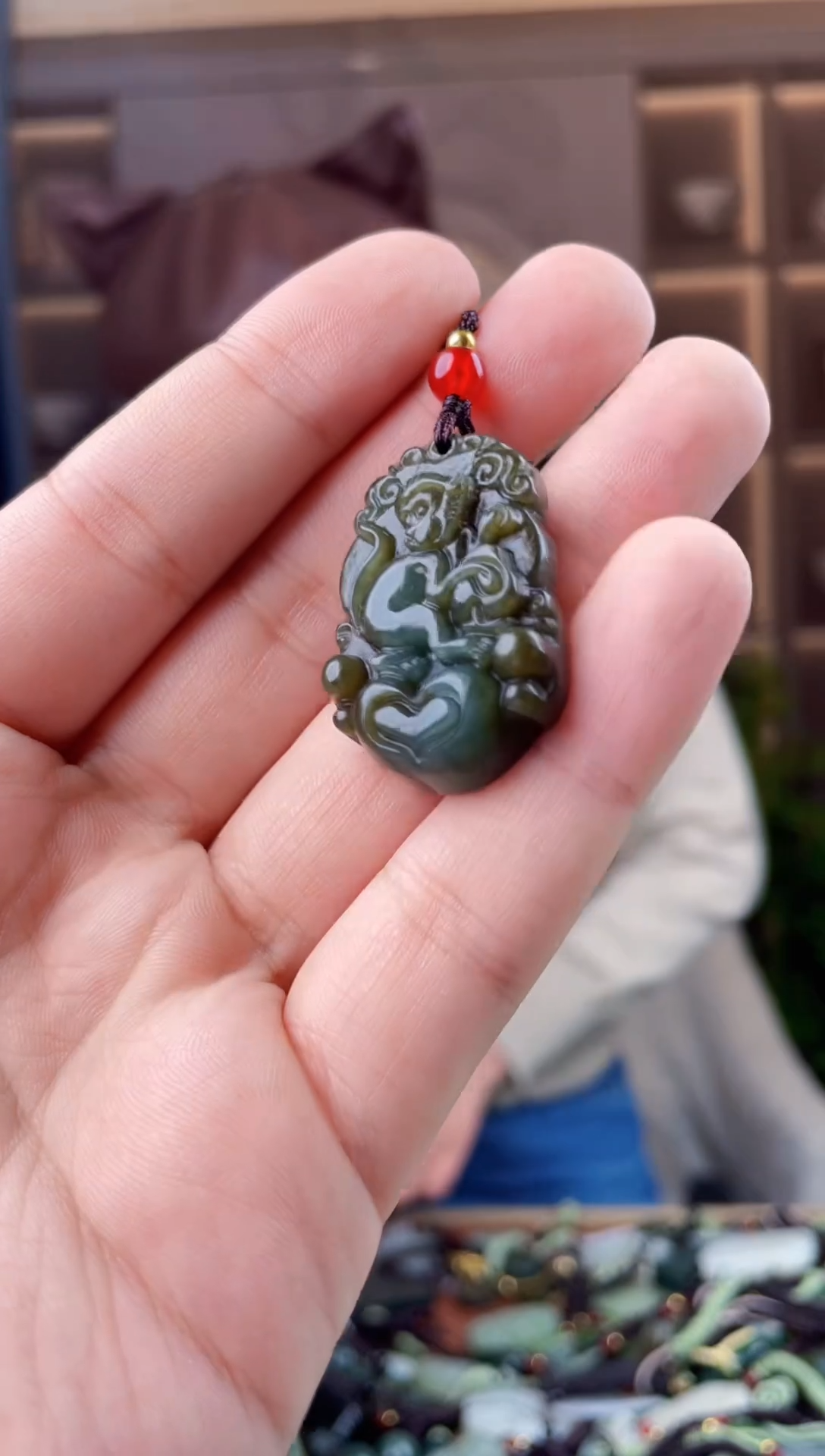 颈饰未镶嵌和田玉拍一发一，多样性发货