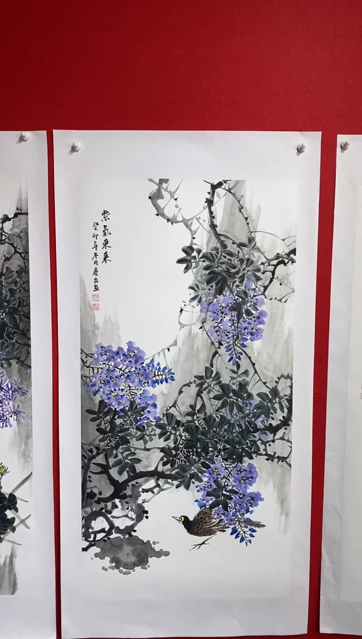 【闪购商品】国画LQY3051洋李庆友老师