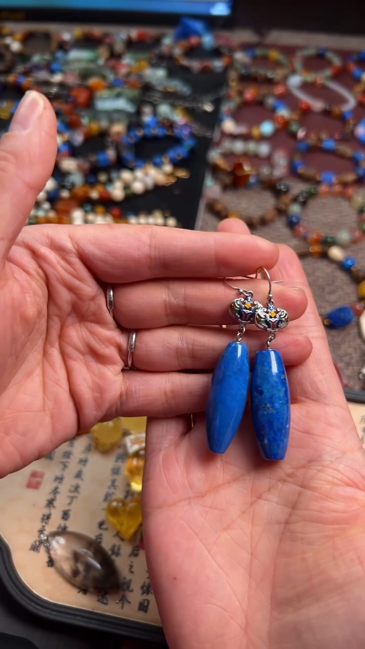 非金属珐琅广****司耳饰Z01