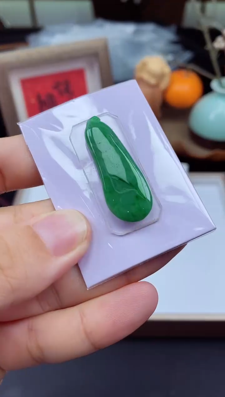 吊坠(不含链)未镶嵌翡翠福瓜@@CMT
