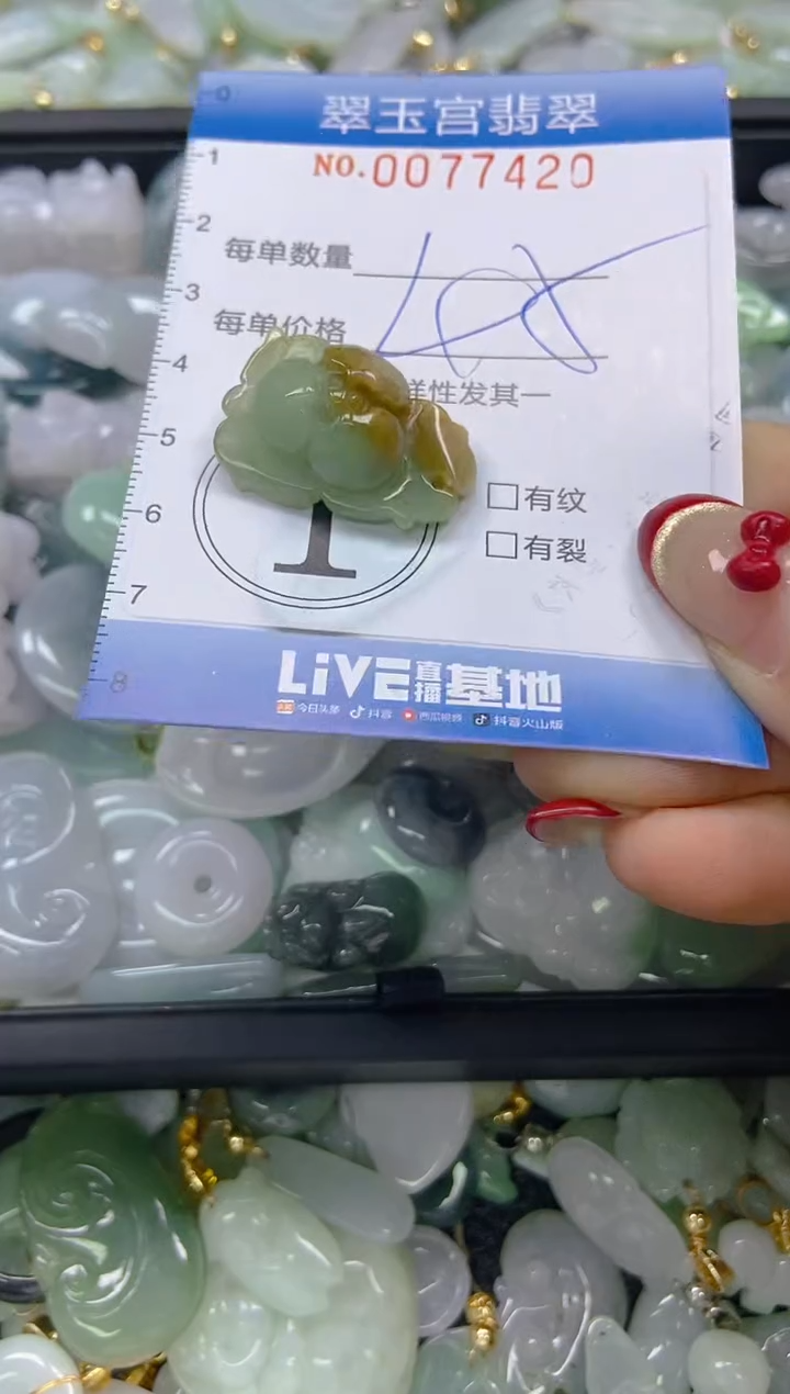 【闪购商品】翡翠颈饰未镶嵌闪购0077419
