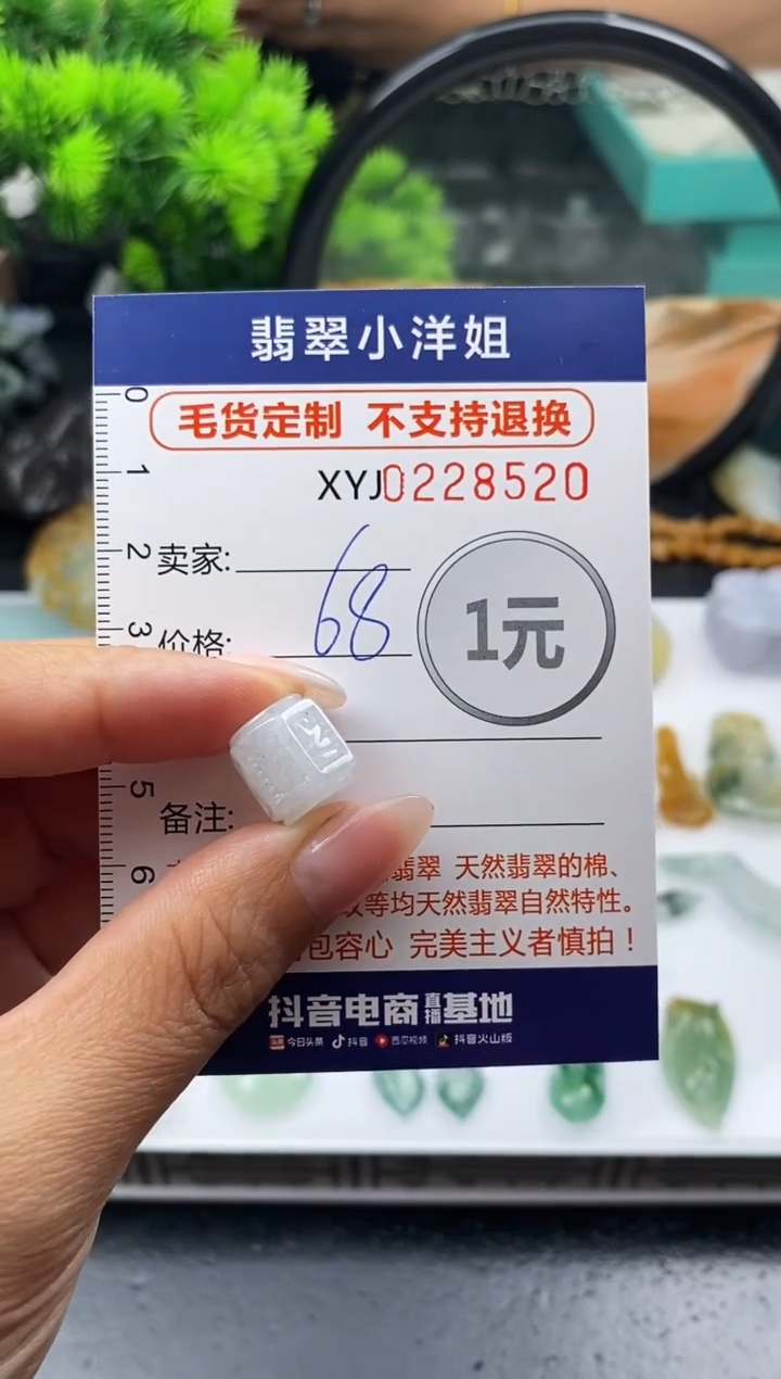 定制翡翠未镶嵌毛货商品不退换/ 8520