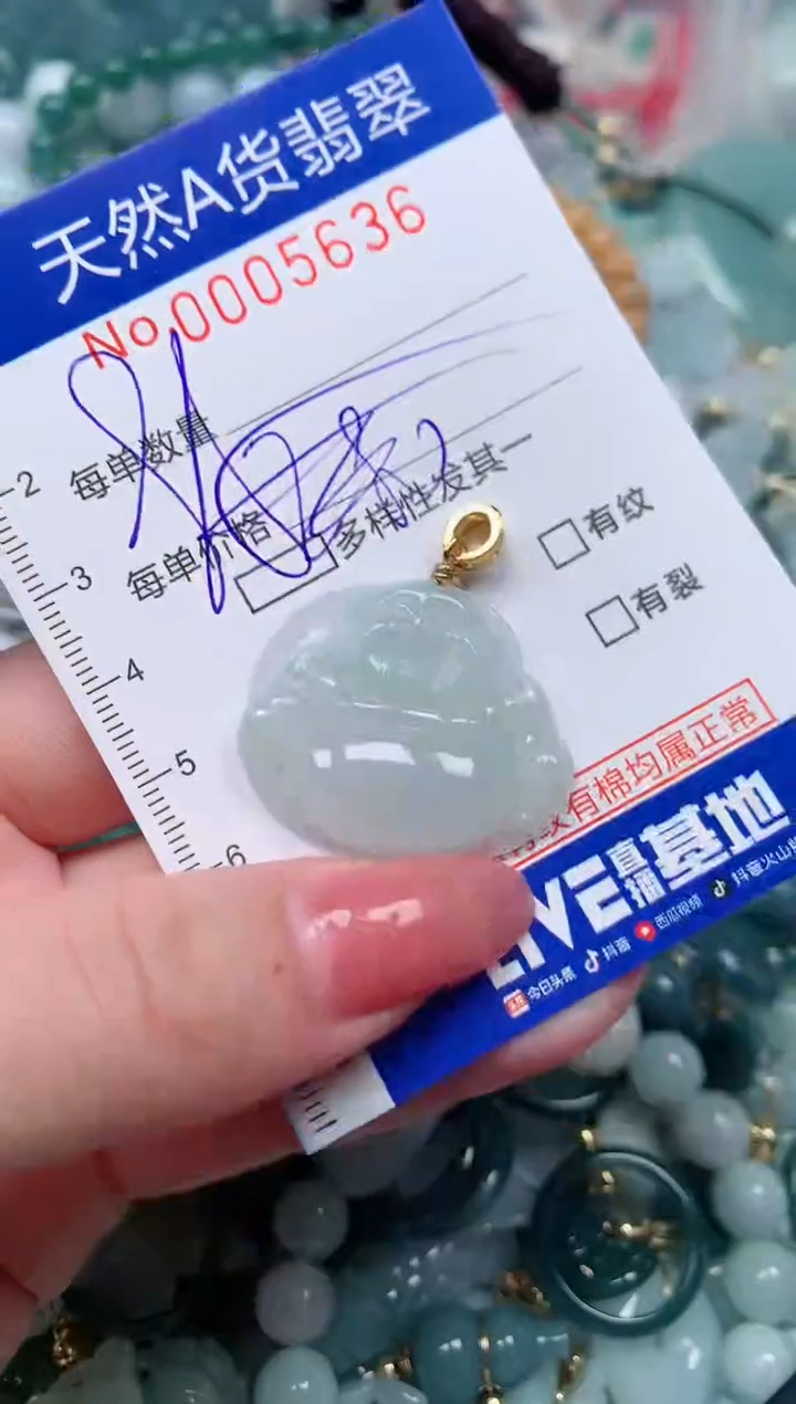 【闪购商品】翡翠颈饰未镶嵌00005636